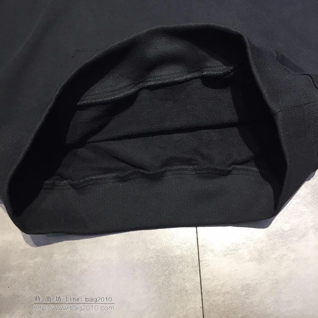 Burberry衛衣 2019春夏新款 巴寶莉黑色連帽衛衣套裝  tzy1602
